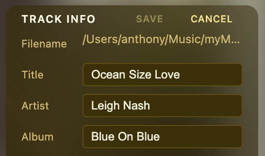 MeldAmp tag manager screenshot